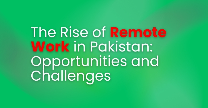 remote work in Pakistan
